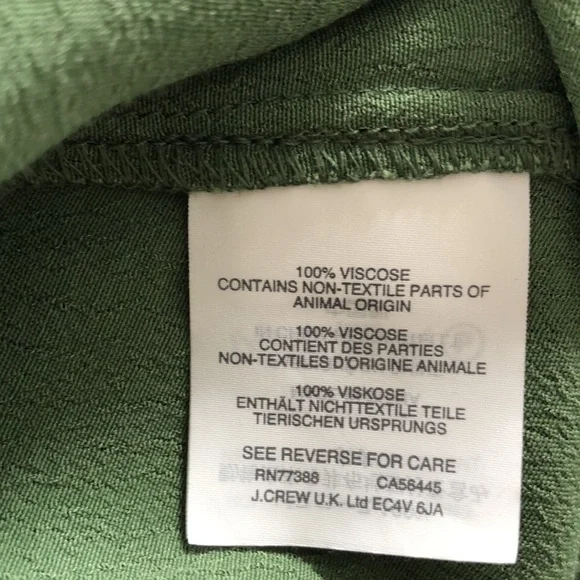 J. Crew Beautiful Green Top - Picture 7 of 7